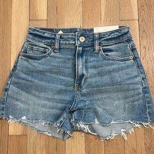 American Eagle denim mom short 0